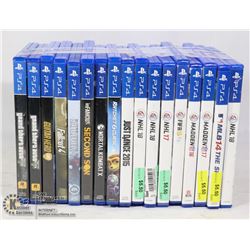 17 PLAYSTATION 4 GAMES