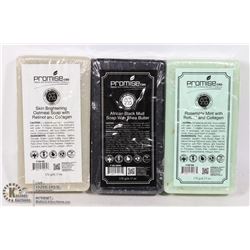 3 ASSORTED BARS OF PROMISE CBD BAR SOAP
