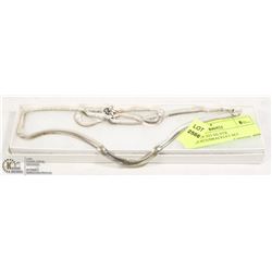 WOMAN'S .925 SILVER NECKLACE/BRACELET SET