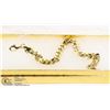 Image 1 : MEN'S GOLD-TONED CHAIN LINK BRACELET