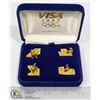 Image 1 : 1992 VISA 4PC OLYMPIC PIN SET IN CASE
