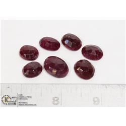 #123-RED RUBY GEMSTONES 77.55ct