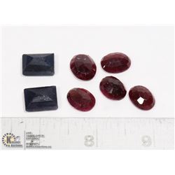 #115-RUBY/SAPPHIRE GEMSTONES 80.35ct