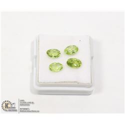 #159-GREEN PERIDOT GEMSTONES 3.05ct