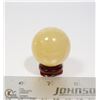 Image 1 : #106-NATURAL CITRINE SPHERE BALL/ STAND 40mm