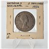 Image 1 : 27)  RHODESIA & NYASALAND 1956 2 SHILLING