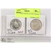 Image 1 : 1967 & 1942 CANADA 50 CENT PIECES