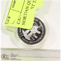 PROOF CANADIAN QUARTER 1992 NORTHWEST TERRITORY