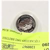 Image 1 : PROOF CANADIAN QUARTER 1992 BRITISH COLUMBIA
