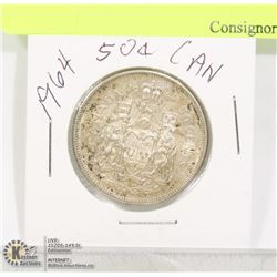 1964 CANADIAN 50CENT