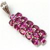 Image 2 : SILVER RHODOLITE(4.8CT)  PENDANT