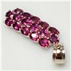 Image 4 : SILVER RHODOLITE(4.8CT)  PENDANT