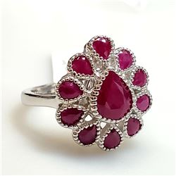 SILVER RUBY(3.1CT) RING