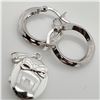 Image 3 : SILVER HOOPS AND PENDANT SET