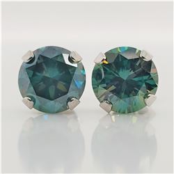 10K WHITE GOLD MOISSANITE(1.5CT) 2 BASKET SET, DEE