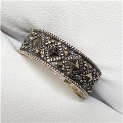 SILVER MARCASITE RING
