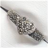 Image 3 : SILVER MARCASITE HEART SHAPED RING