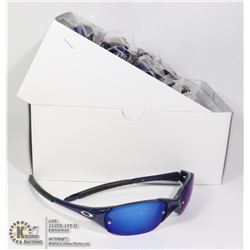 CASE OF BLACK FRAME OAKLEY STYLE SUNGLASSES