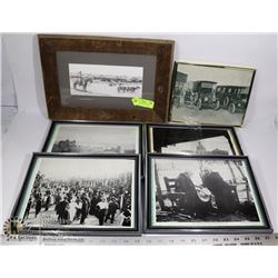 LOT OF 6 ASSORTED FRAMED PICTURES