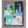 Image 1 : FLAT OF ASSORTED BABY DIAPERS