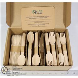 ECO LOGIC WOODEN CUTLERY SET