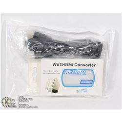 WII HDMI CONVERTER (ALLOWS USE OF HDMI CABLE