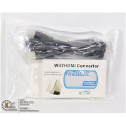 WII HDMI CONVERTER (ALLOWS USE OF HDMI CABLE