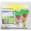 Image 1 : NEW SET OF TWO SALAD TO GO KITS