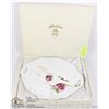 Image 1 : ADELINE ANNIVERSARY FINE PORCELAIN CAKE PLATE AND