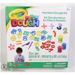 NEW CRAYOLA 28PC NUMBERS DOUGH KIT