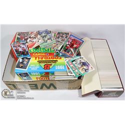 ASSORTED CASES OF FOOTBALL CARDS