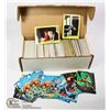 Image 1 : BOX WITH DC AND MARVEL COLLECTIBLE CARDS
