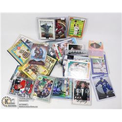 BAG OF ASSORTED SPORTS CARDS