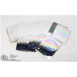 BAG OF ASSORTED SPORTS METALLIC STICKERS