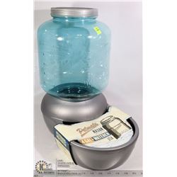 NEW EXTRA LARGE MASON JAR STYLE PET WATER DISPENSE