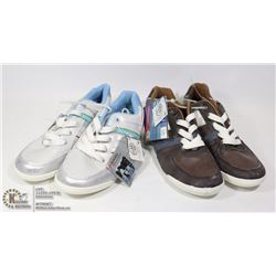 TWO PAIRS OF PEPPERTS KINDER-SNEAKER SIZE EU 35