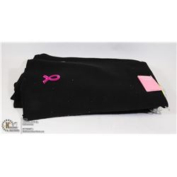 LOT OF 6 NEW PINK RIBBON CAMPAIGN SCARFS DARK