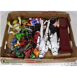 TOY FIGURINES LARGE LOT  INCLUDING STORMTROOPER