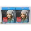 Image 1 : LOT OF 2 MUSIC GEAR WIRELESS MUSICAL BEANIE