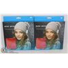 Image 1 : LOT OF 2 MUSIC GEAR WIRELESS MUSICAL BEANIE