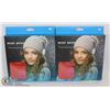 Image 1 : LOT OF 2 MUSIC GEAR WIRELESS MUSICAL BEANIE