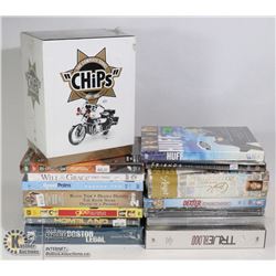 LOT OF VARIOUS TV SERIES DVDS