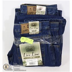 TWO PAIRS OF LIFE LINE WOMENS JEANS SIZE 33/36