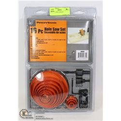 NEW 16PC HOLE SAW KIT