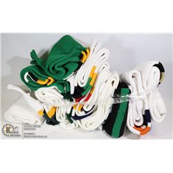10 PAIRS OF ASSORTED HOCKEY SOCKS ASSORTED SIZES