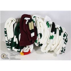 10 PAIRS OF ASSORTED HOCKEY SOCKS ASSORTED SIZES