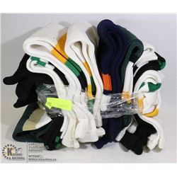 10 PAIRS OF ASSORTED HOCKEY SOCKS ASSORTED SIZES