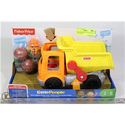 NEW FISHER PRICE LITTLE PEOPLE DUMP TRUCK