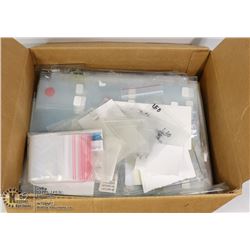 BOX OF CARD PROTECTORS AND SLEEVES