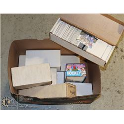 9 BOXES OF ASSORTED HOCKEY CARDS
